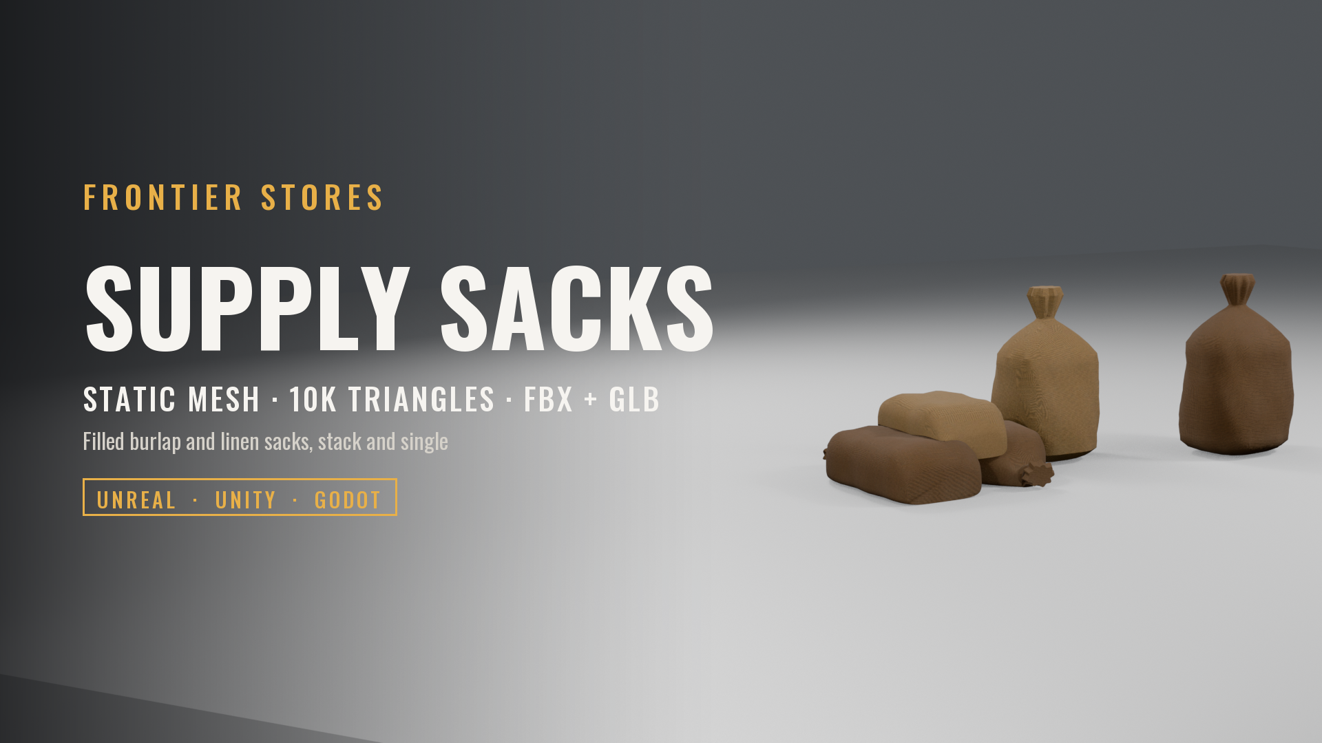 Burlap Supply Sacks