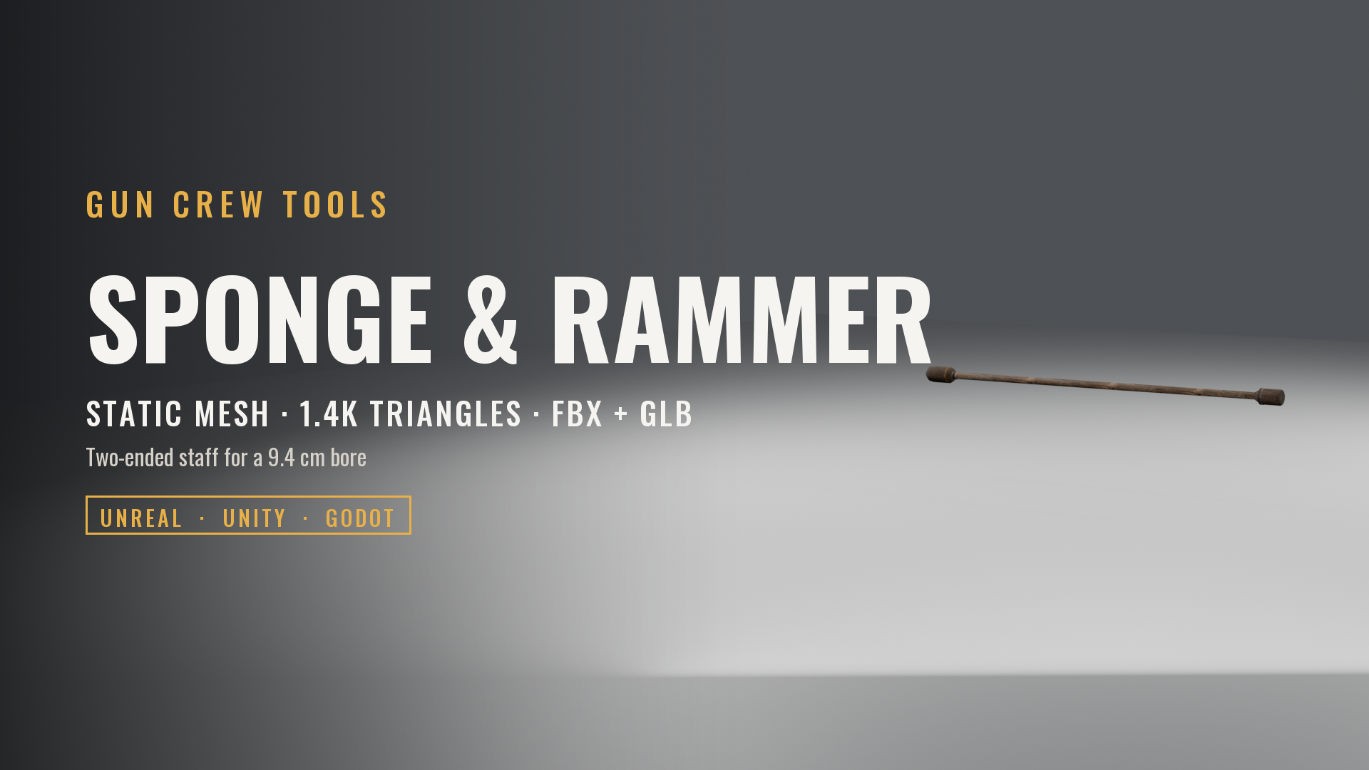 Cannon Sponge and Rammer