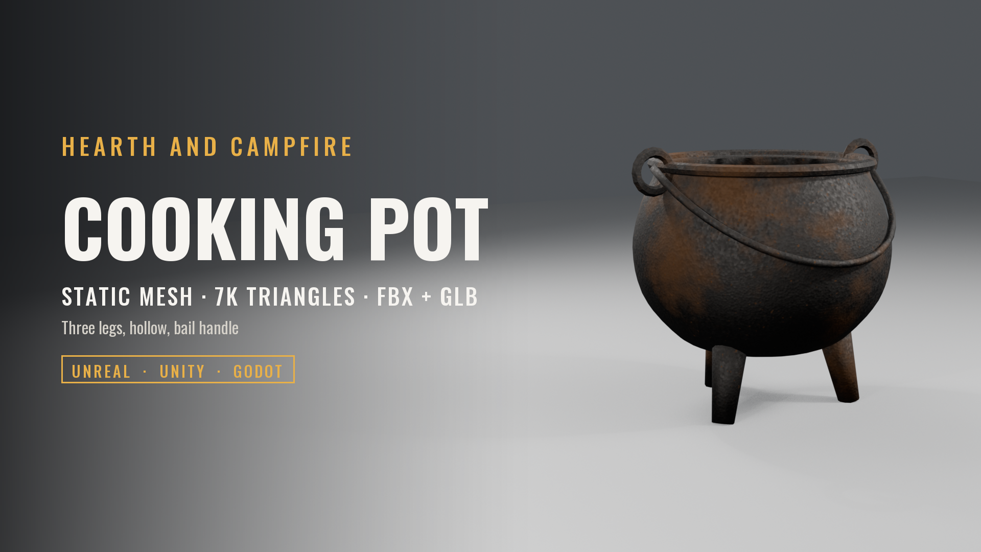Cast Iron Cooking Pot