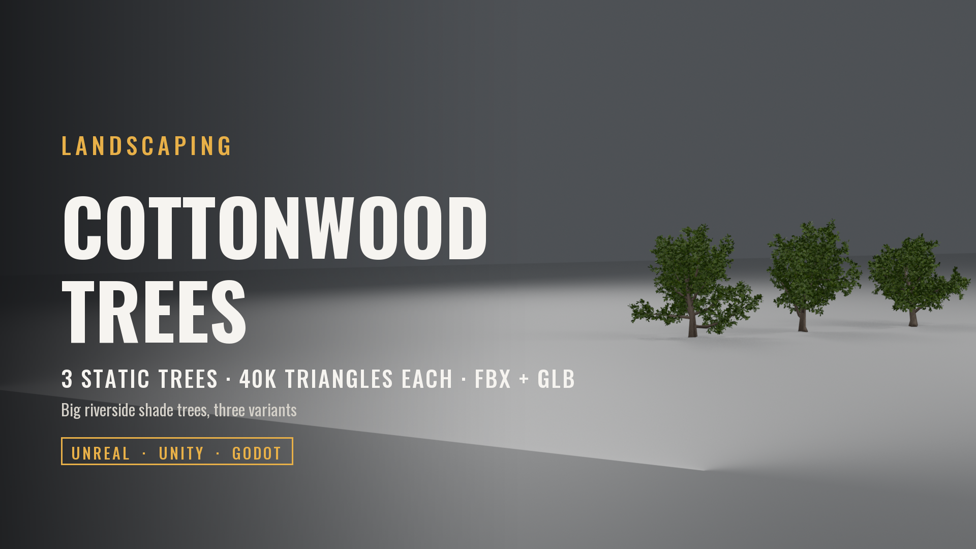 Cottonwood Tree Set