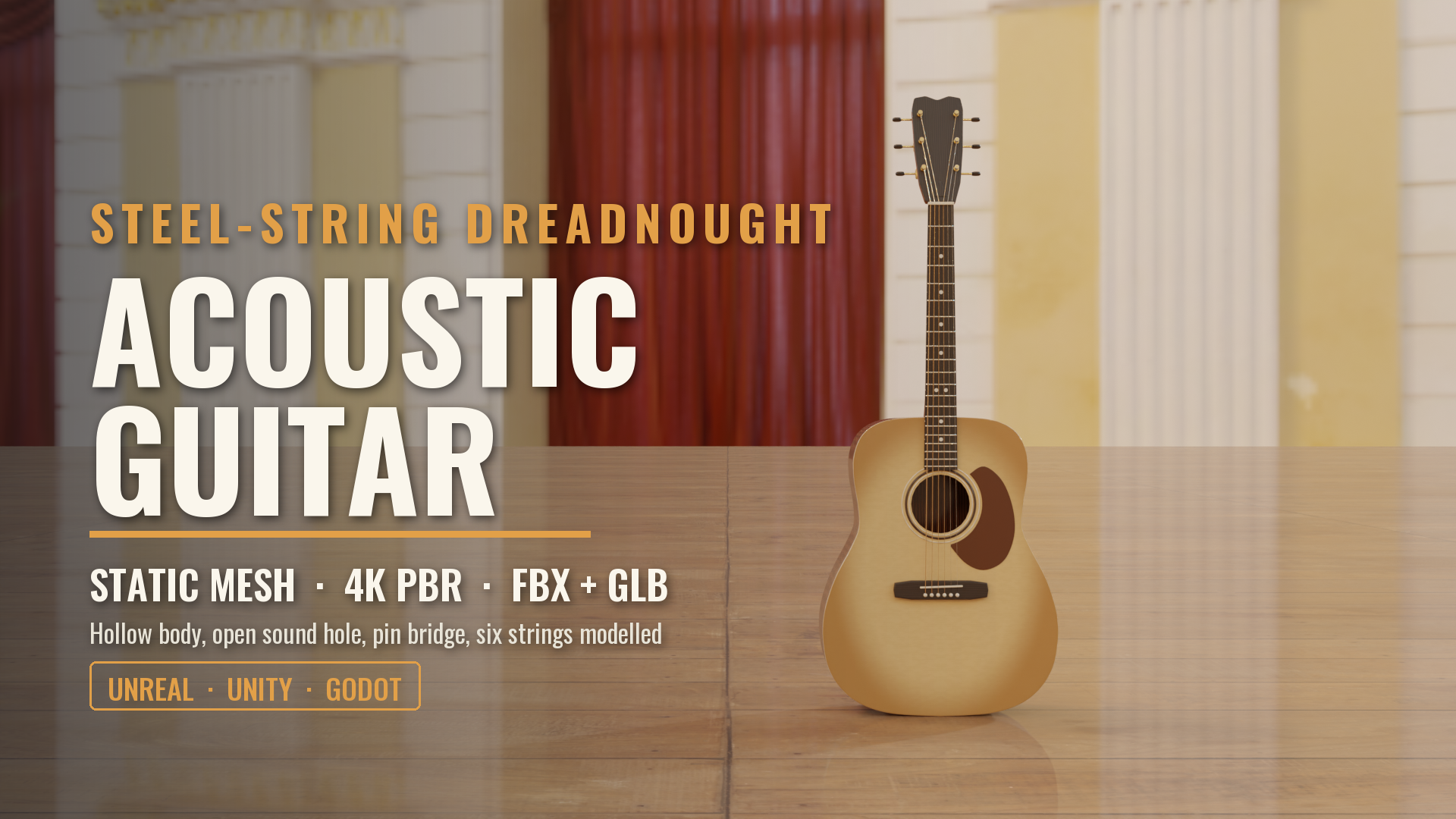 Acoustic Guitar (Dreadnought, Steel-String)