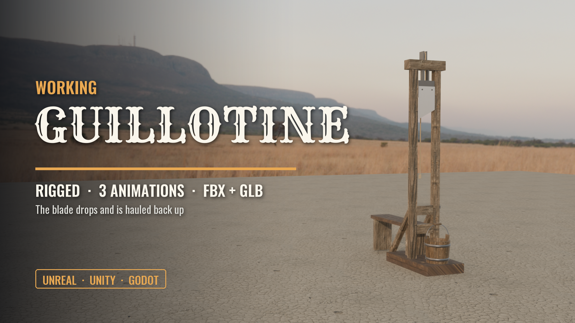 Guillotine (Rigged, Working Release & Hoist)