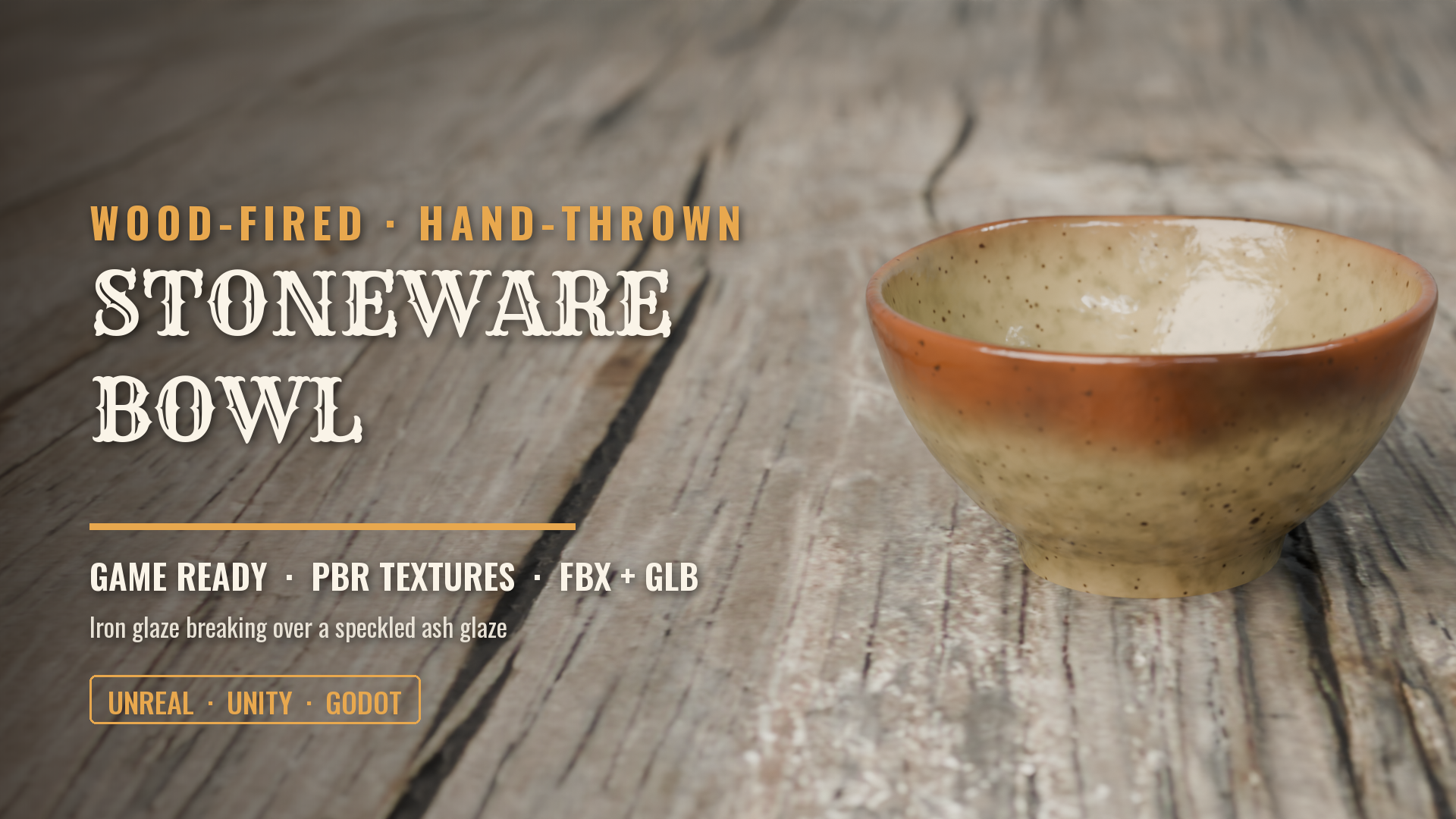 Hand-Thrown Stoneware Bowl