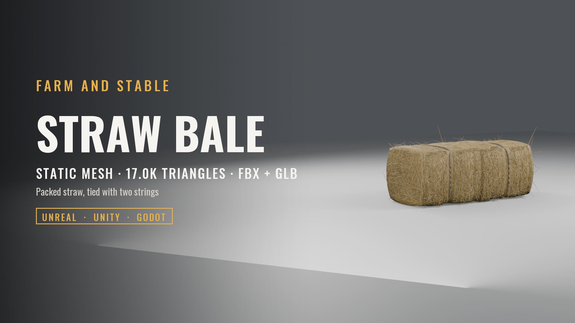 Square Straw Bale